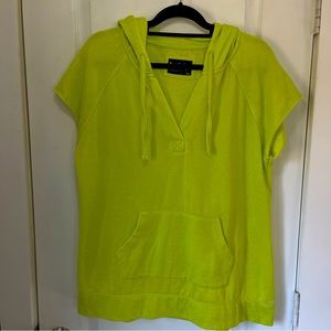 Marc New York Cap Sleeve Hooded Sweatshirt Size XL